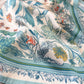 Chrysanthemum Print Vintage Style Scarf