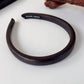 Faux Leather Hairband
