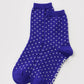 Baggu Socks - Blue Micro Polka Dot