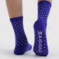 Baggu Socks - Blue Micro Polka Dot