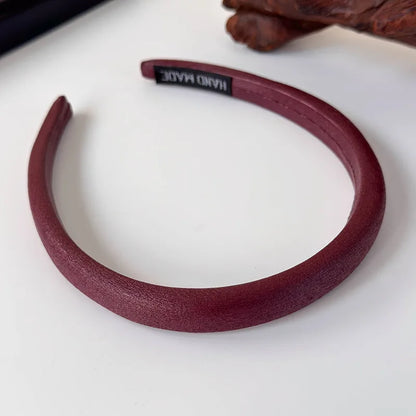 Faux Leather Hairband