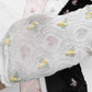 Floral Cable Crew Socks