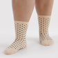 Baggu Socks - Cream + Black Micro Polka Dot