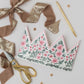 Wearable Party Hat Crown Card - Pink Cosmos