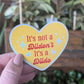 Dildon't Sticker - Holographic Glitter