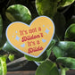 Dildon't Sticker - Holographic Glitter