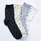 Classic Polka Dot Crew Socks
