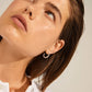 Eira Cable Chain Hoops