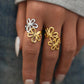 Gold Flower Power Ring