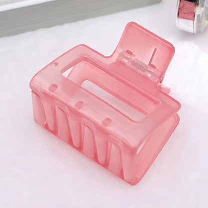 The Frosted Square Hair Claw