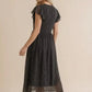 Flutter Sleeve Polka Dot Dress