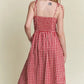 Gingham Dress with Pockets