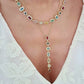 Cascading Gemstone Pendant Necklace
