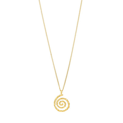 Still Coiled Pendant Necklace