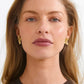 Trace Flower Stud Earrings