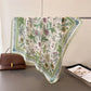 Chrysanthemum Print Vintage Style Scarf