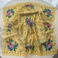 40's Inspired Hibiscus Print Scarf