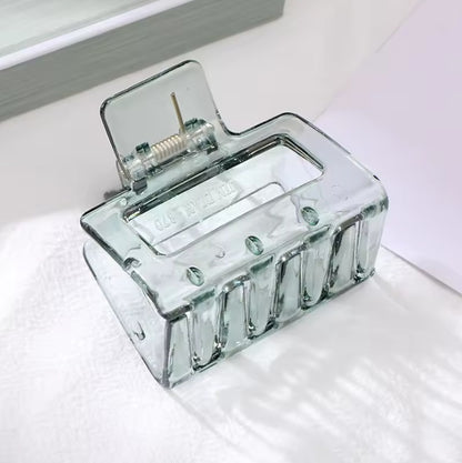 The Translucent Square Hair Claw