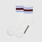 Baggu Ribbed Socks - Ivory Stripe