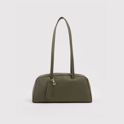 Baggu Recycled Leather Bowler Bag
