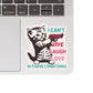 Live Laugh Love Kitten Sticker
