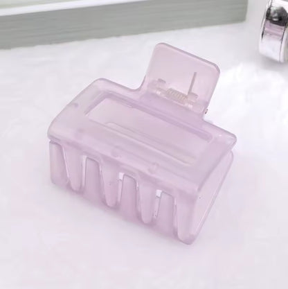 The Frosted Square Hair Claw