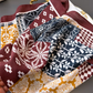 Patchwork Print Y2K Style Scarf