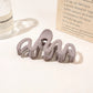 Matte Squiggle Hair Claws