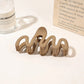 Matte Squiggle Hair Claws