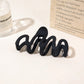 Matte Squiggle Hair Claws