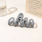 Matte Squiggle Hair Claws