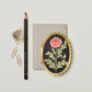 Rose Oval Mini Card