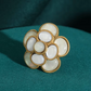 Moonstone Flower Cocktail Ring