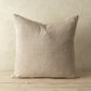 24x24 Linen Throw Pillow in Oat
