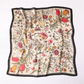 Vintage Inspired Lily Print Silky Scarf
