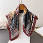 Patchwork Print Y2K Style Scarf