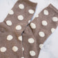 Polka Dot Puff Socks