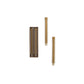 White + Gold Present Shaped Tapered Candles