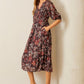Smocked Bodice Button Down Dress