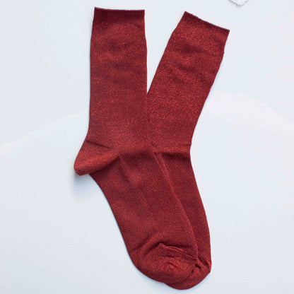 Modal Blend Glitter Socks
