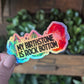 Rock Bottom Birthstone Sticker - Holographic