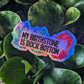 Rock Bottom Birthstone Sticker - Holographic