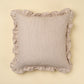 20x20 Stripe Ruffle Pillow - Fawn