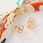 Wrapped Gold Scarf Ring