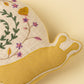 Spring Snail Throw Pillow