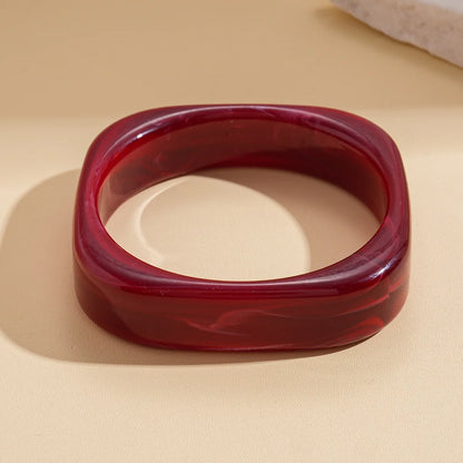 Squared Acrylic Bangle