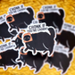 Chonky Cat Sticker - Holographic