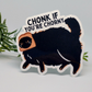 Chonky Cat Sticker - Holographic