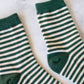 Striped Casual Crew Socks