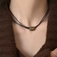 Tiger Eye + Cord Choker